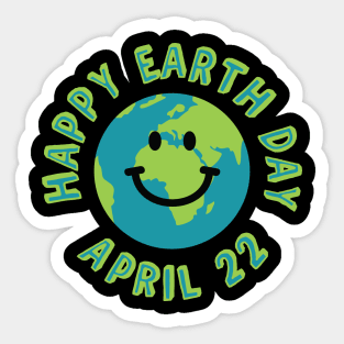 Happy Earth Day Sticker